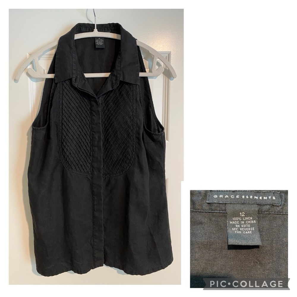 Grace elements sleeveless top size 12